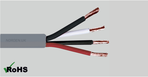 2 Pair 16 AWG Unshielded Paired Cable